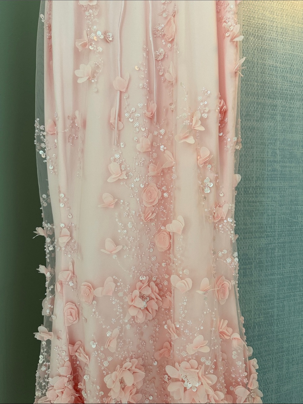 Oh Polly Pink Embellished Maxi Dress - Picture 9 of 12